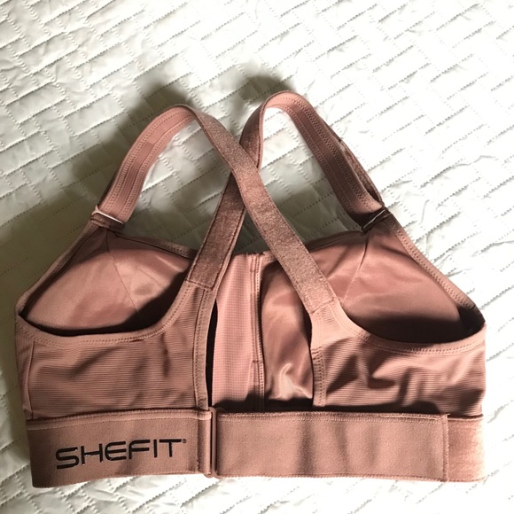 SHEFIT Ultimate Sports Bra Rose Mauve LUXE - Picture 4 of 7